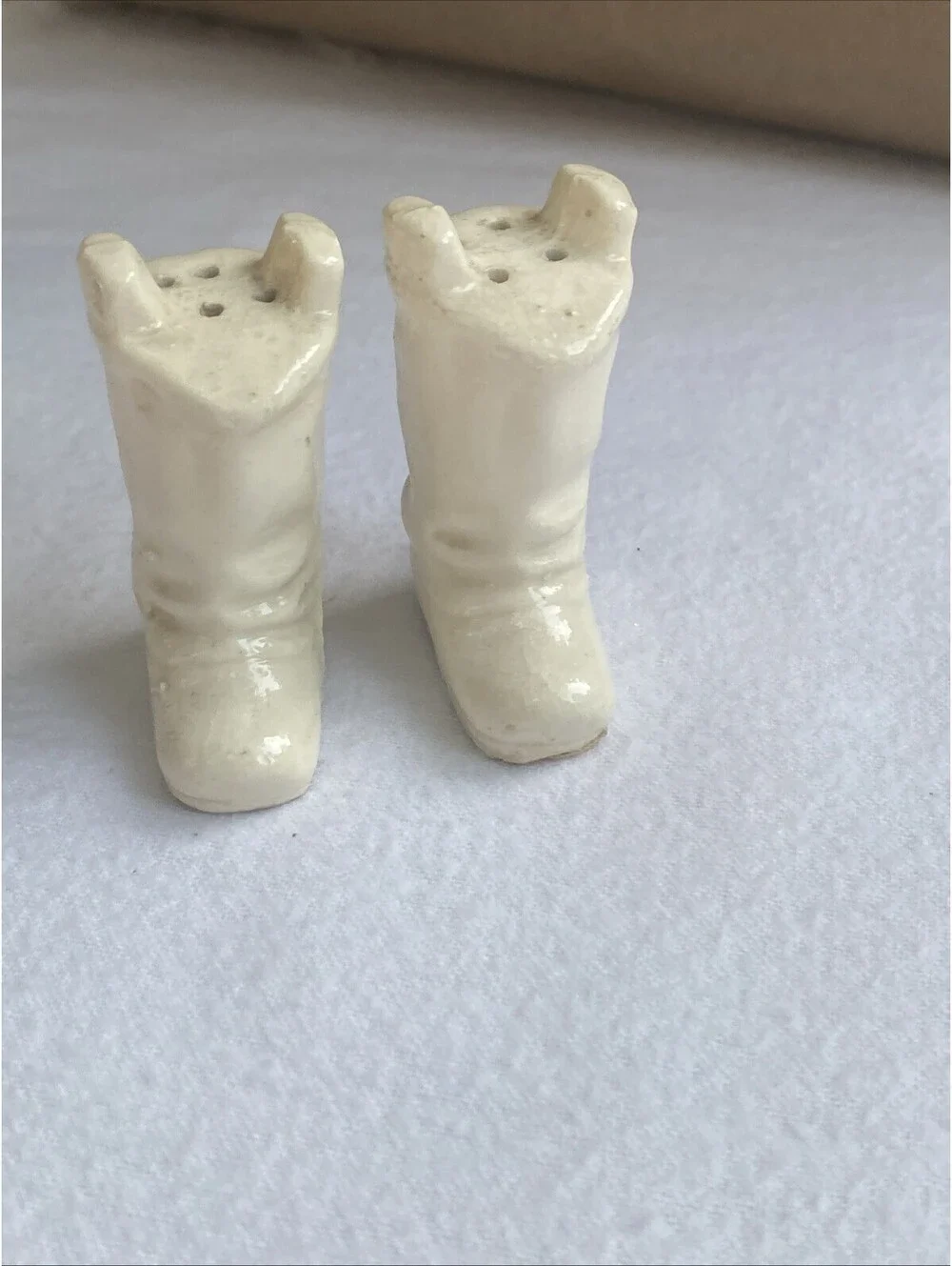 Vintage Ceramic Go Go Boots Or Cowboy Boot Salt and Pepper Shakers Made in Japan